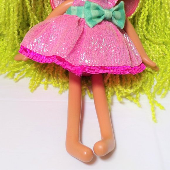Lalaloopsy Toys 23 Lalaloopsy Doll Pix E Flutters Green Yarn Hair